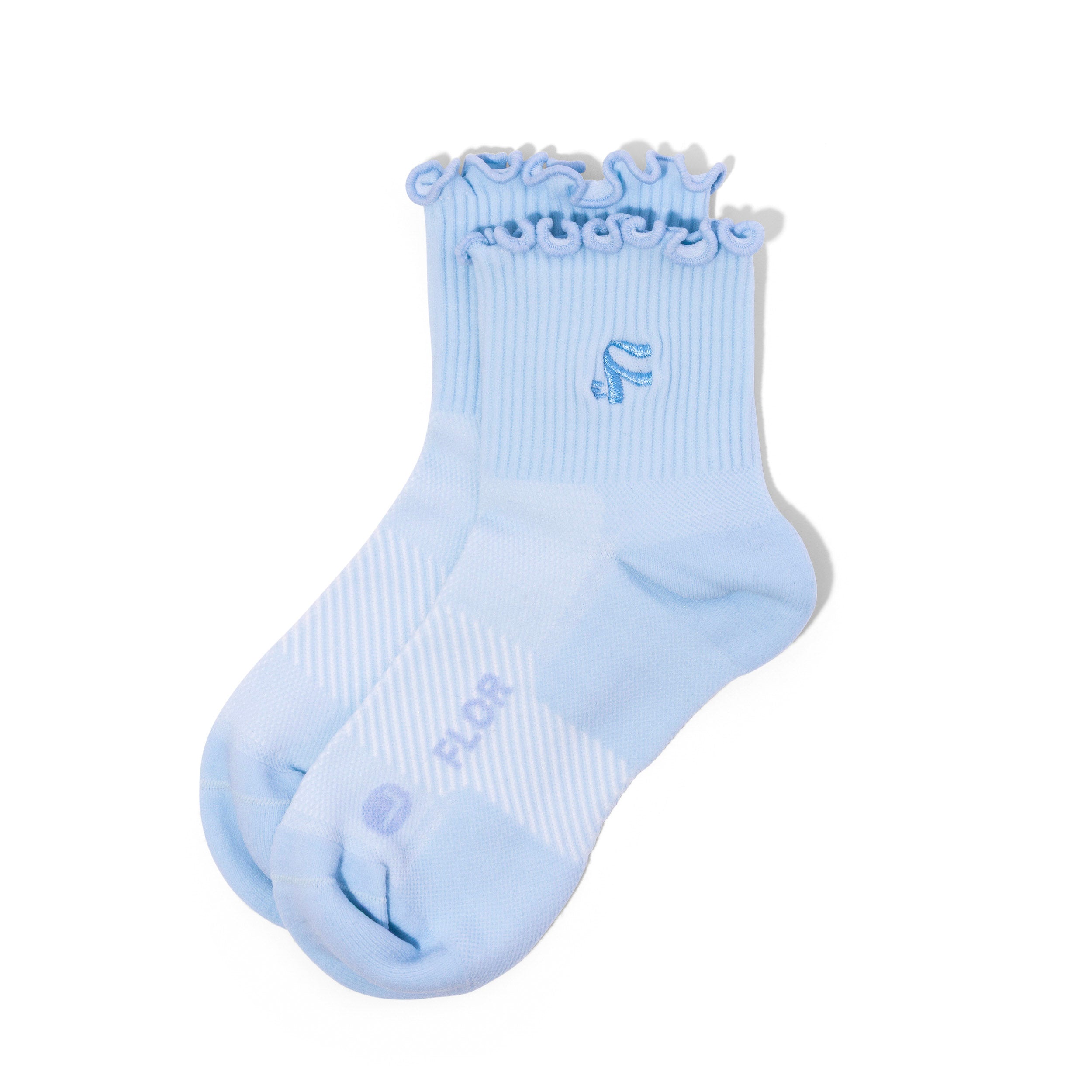 FLOR Ruffle in Frosted Blue
