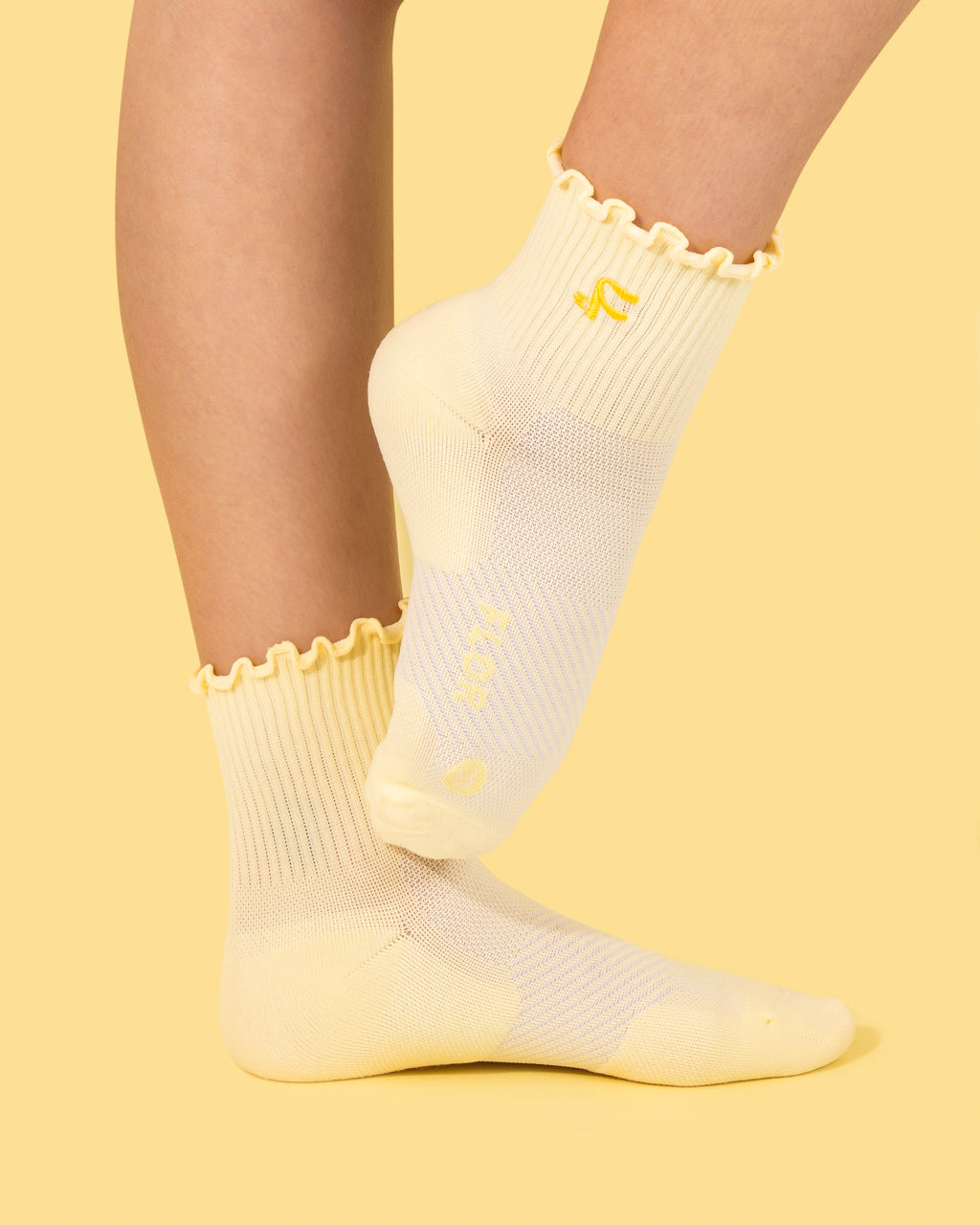 FLOR Ruffle in Lemon Sorbet