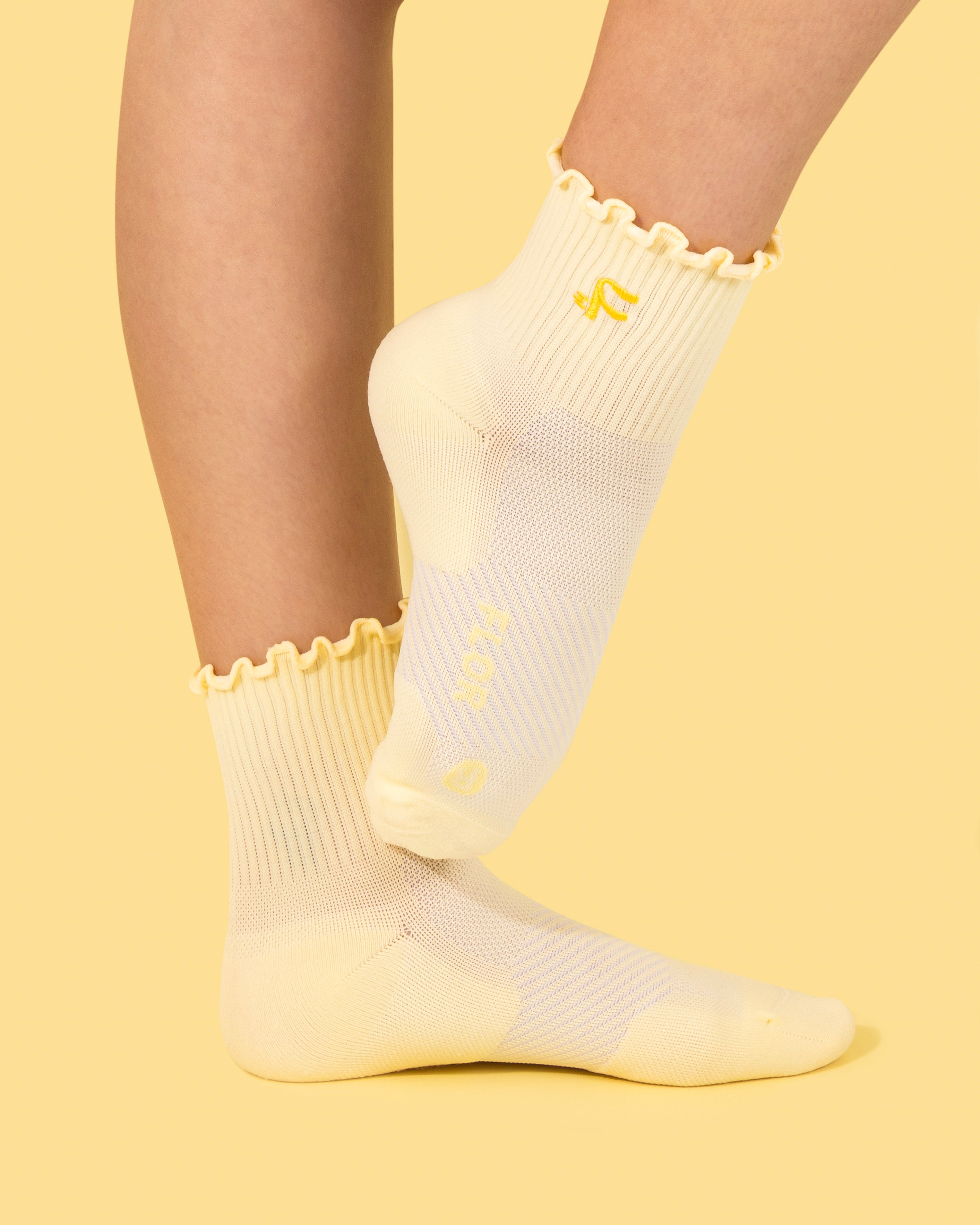 FLOR Ruffle in Lemon Sorbet